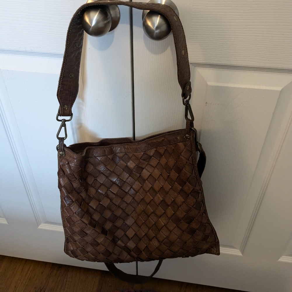 Leather handbag